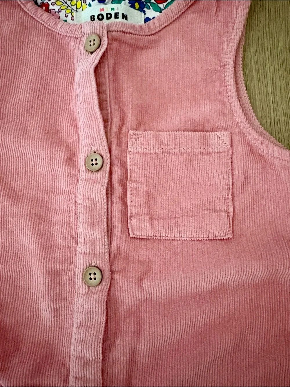 Boden Corduroy Pink Kids Jumper